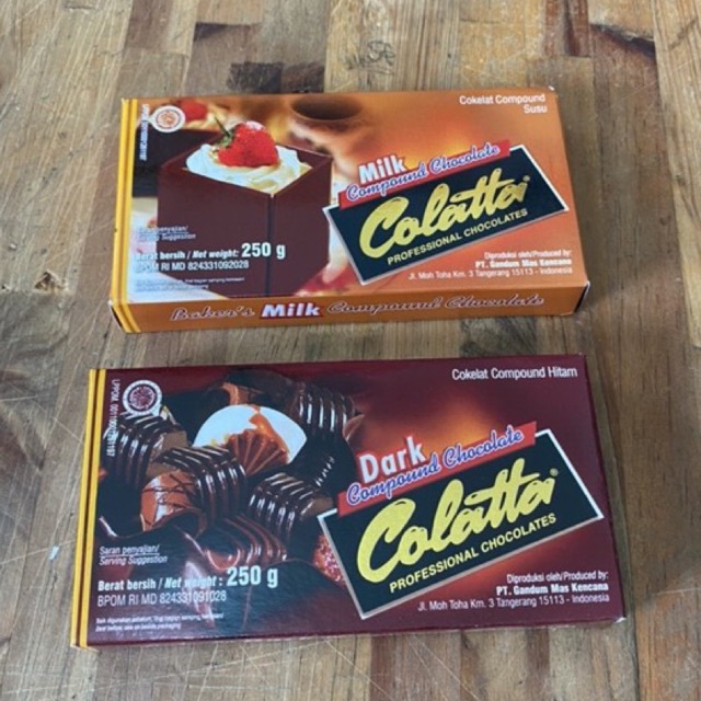 

Coklat batang collata 250gr
