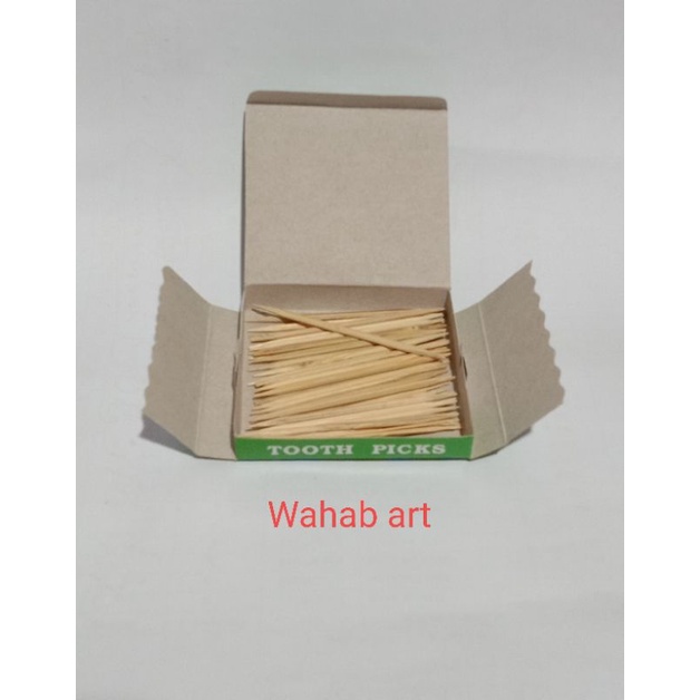 tusuk gigi bambu double lancip