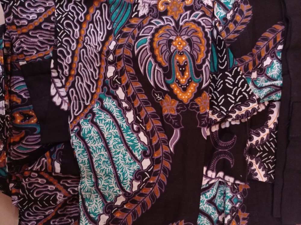 Batik Couple Keluarga Sania Ruffle Ori Ndoro Jowi Dnt Motif Madu Termurah