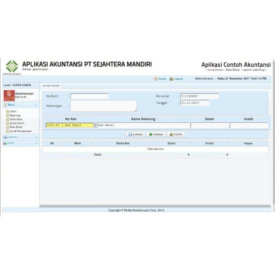 Aplikasi Akuntansi Dengan Codeigniter Php My Sql Source Code Shopee Indonesia
