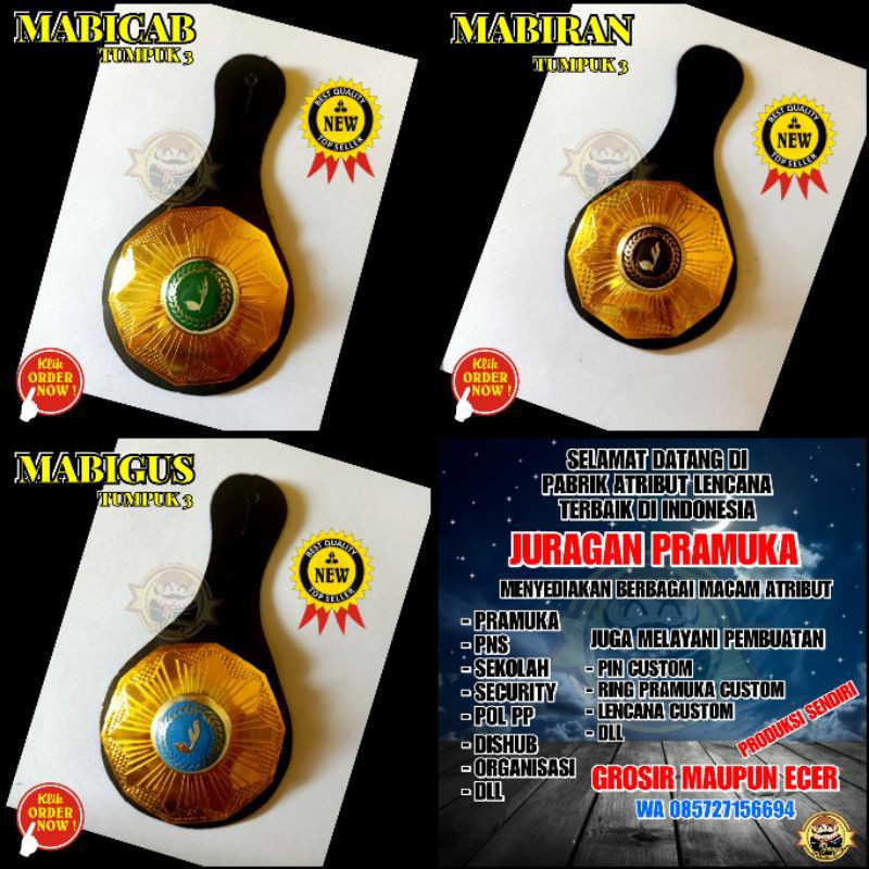 TANDA JABATAN TUMPUK MABIRAN MABIGUS MABICAB ( PRAMUKA )