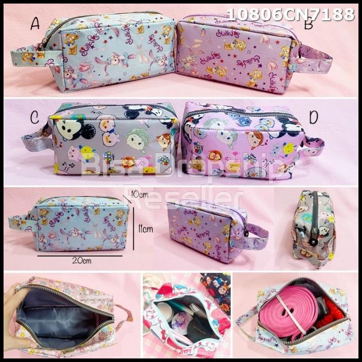 

Tempat Penyimpanan Kotak Box Storage Penggaris Spidol Abu Pink 10806