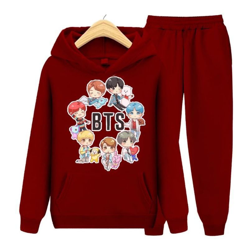 Setelan Anak Kaos BTS