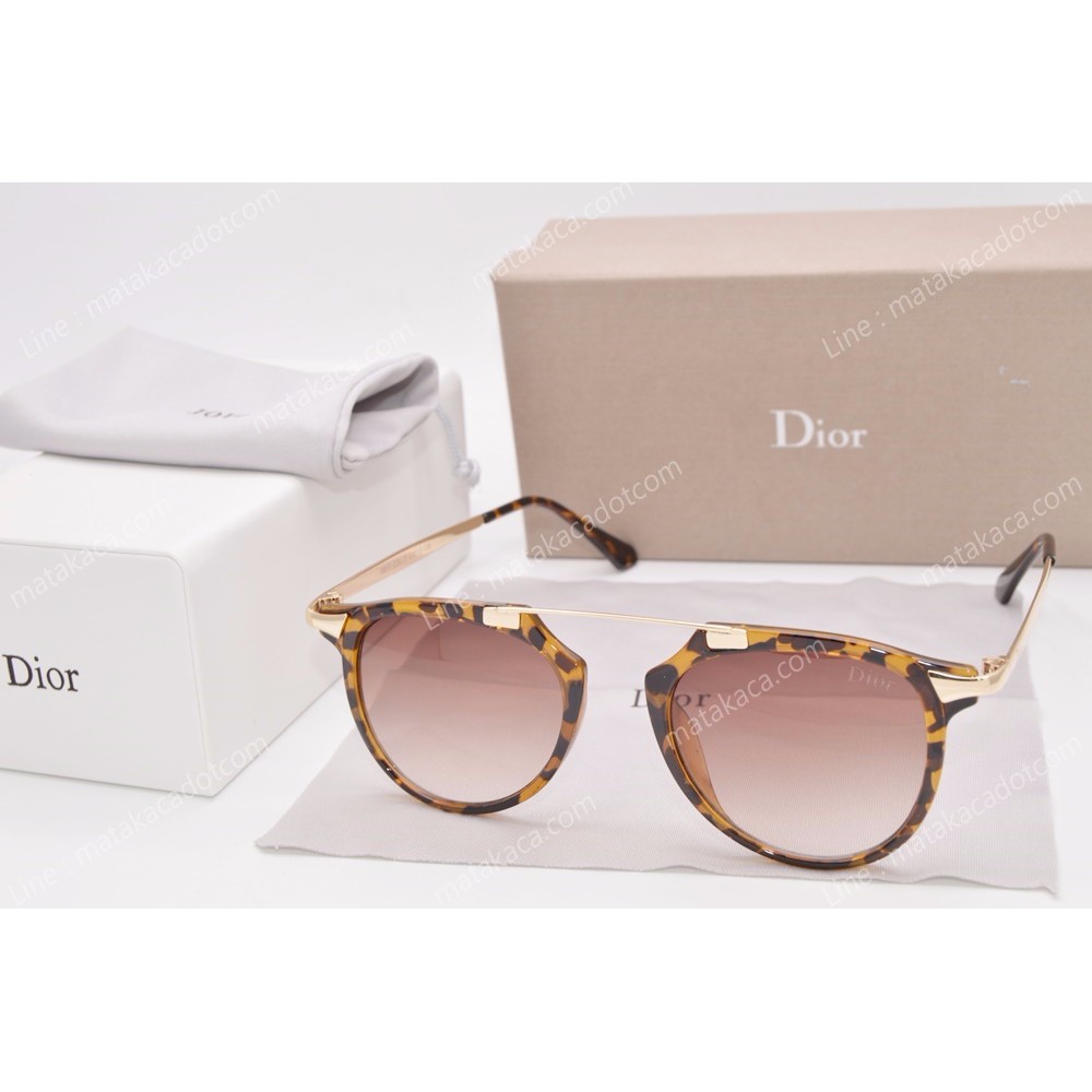 Kacamata Sunglass Dior DR6817 Leopard