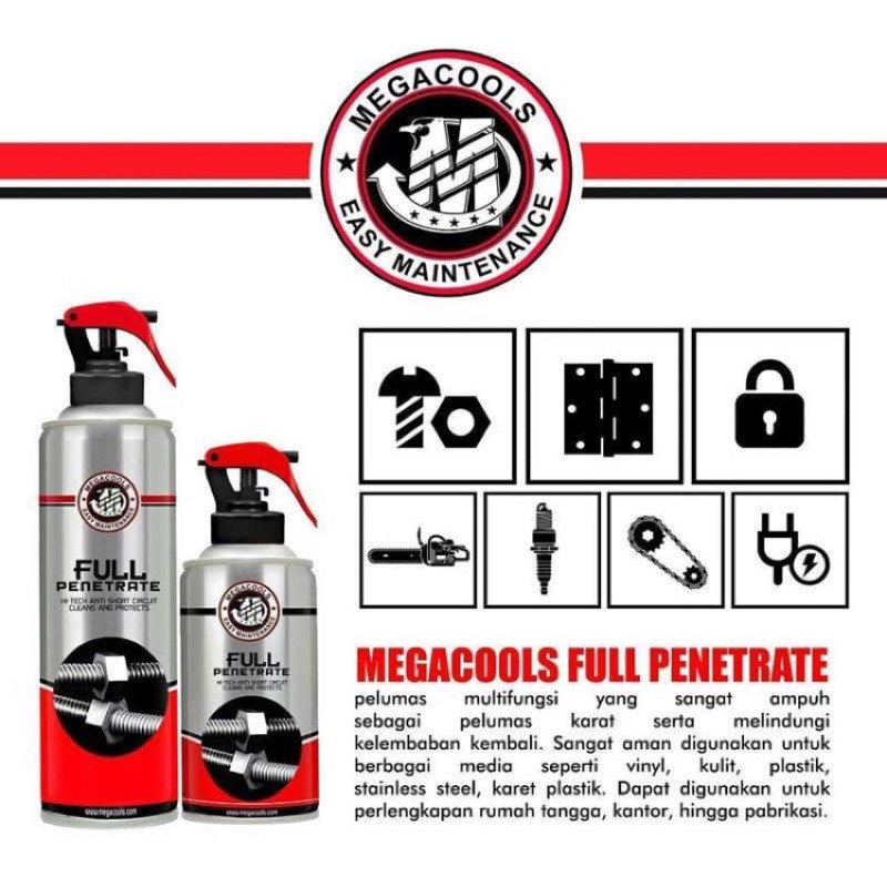 Penetrate / Anti karat / WD Megacools 500ml