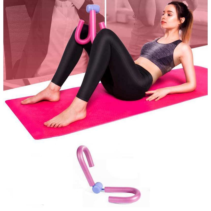 Alat Fitness Otot Paha Kaki Tangan Leg Thigh Waist Arm Muscle Trainer - Pink