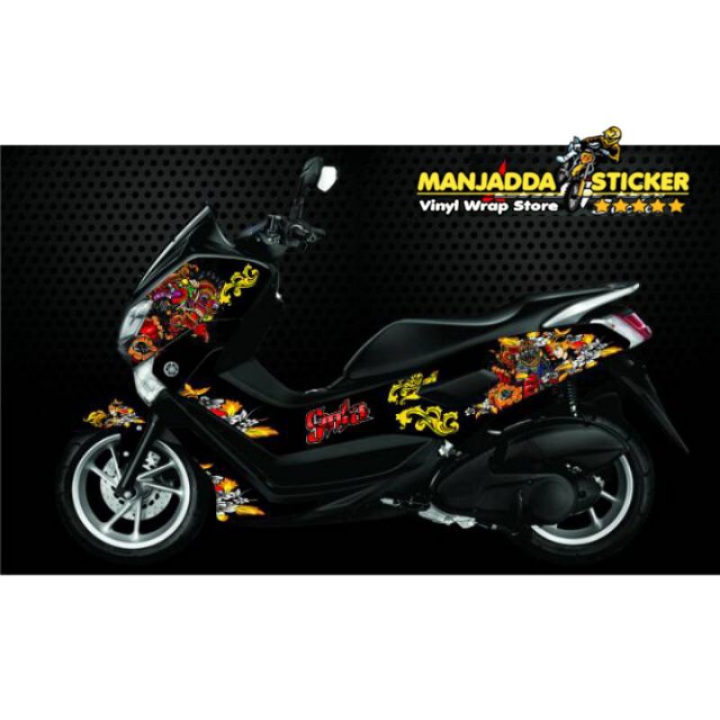 DECAL NMAX POLOS / SKOTLET NMAX POLOS FULL BODY /WARNA CREAM