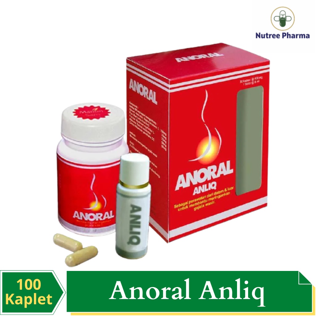 OBAT WASIR, AMBEIEN, AMBEYEN - ANORAL ANLIQ 30 KAPSUL