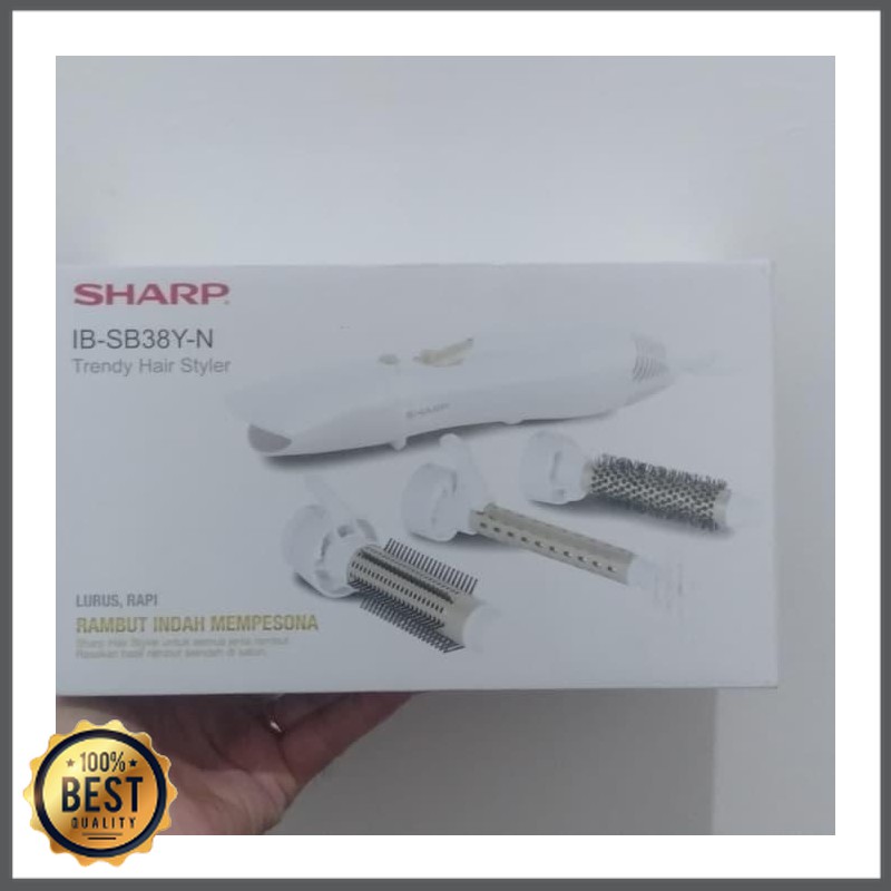 Waqasd Shop -  Sharp Hair Dryer IB-SB38Y-N Catok Sisir Rambut (350watt) TK-2450-458