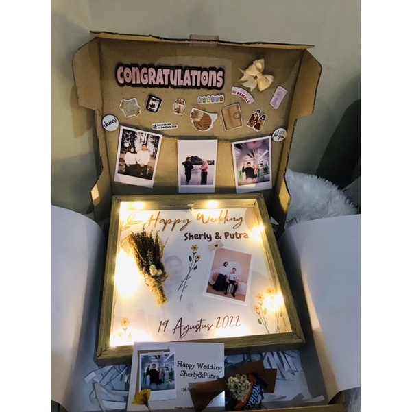

GIFT BOX WOODFRAME LED