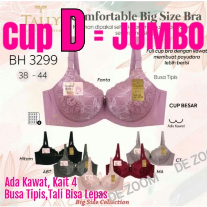 Bh JUMBO Bahan Brokat Berkawat Tally 3299 Busa Tipis