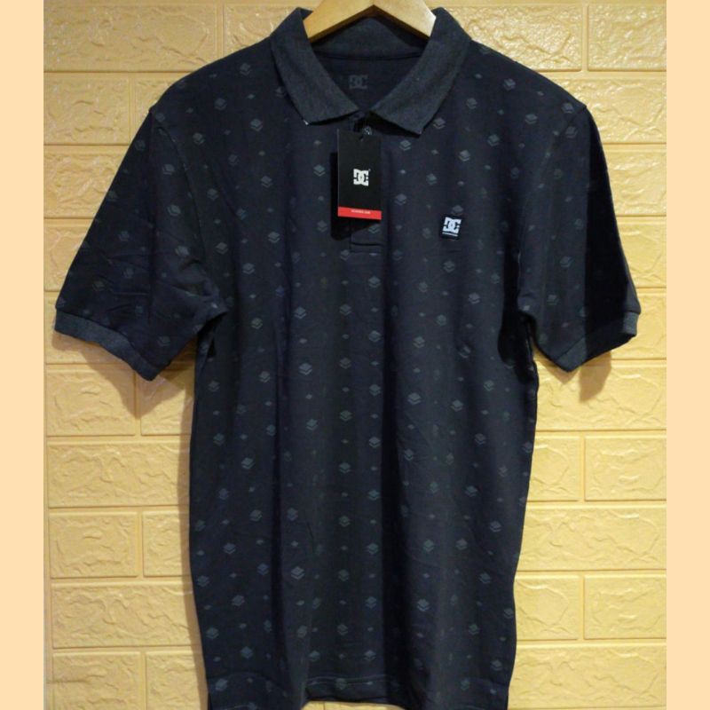 KAOS PRIA KERAH MOTIF