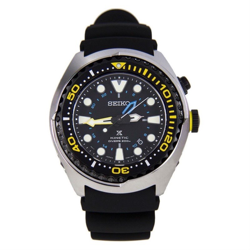 JAM TANGAN PRIA SEIKO PROSPEX SUN021P1 KINETIC GMT DIVERS