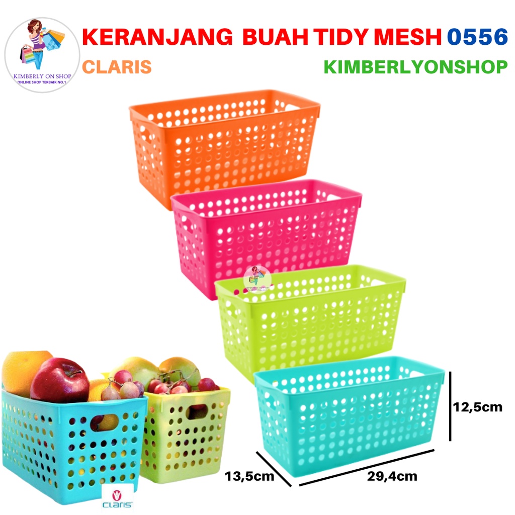 Keranjang Nampan Kotak Tidy Mesh Serbaguna Tray Small 0556 Claris