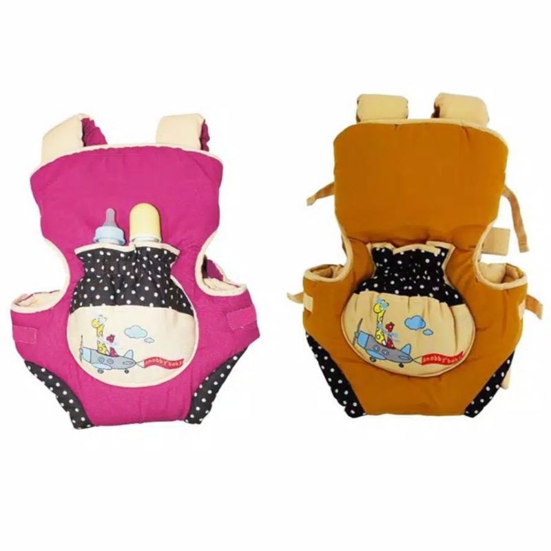 GENDONGAN RANSEL BAYI 3 IN 1 SAKU KERUT PRINT AWESOME DOTTY -