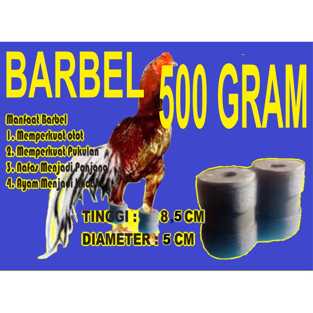 BARBEL AYAM BERAT 500 GRAM