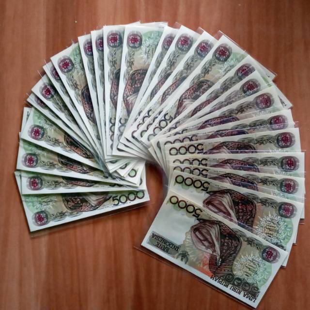 Uang kuno 5000 sasando 1992 asli