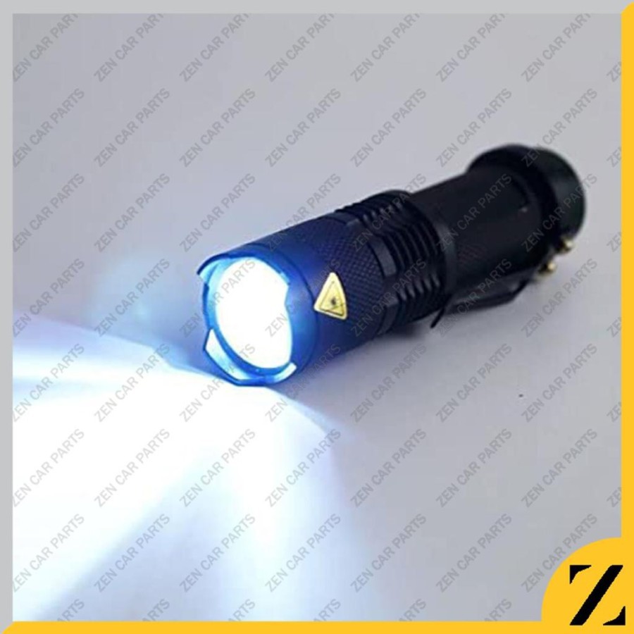 【COD】 Senter Pocketman Zoom Swat Mini 2000 Lumens LED Anti Air` Waterproof SWAT Police Flashlight AA