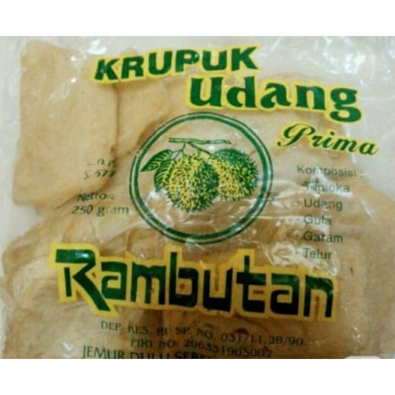 

Krupuk Udang Prima cap Rambutan