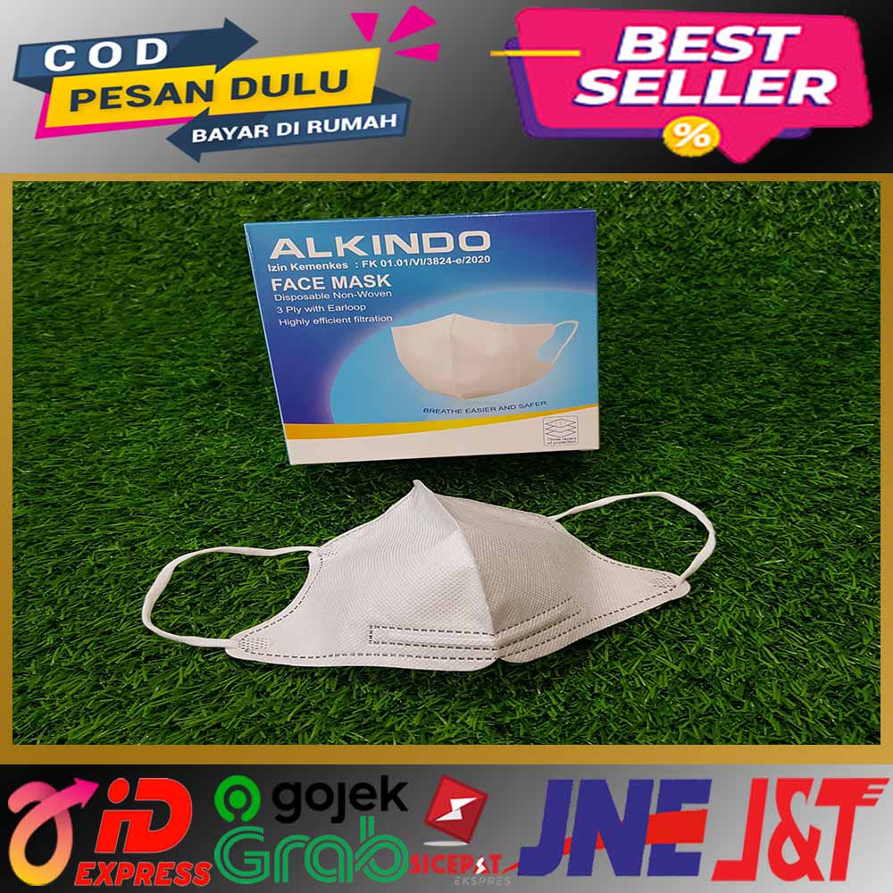 [COD] Masker Duckbill Alkindo Kawat Dalam Nose Clip