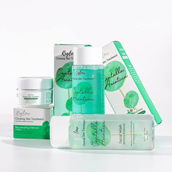 Reglow Skincare Original Bpom Paket Skincare Reglow dr Shindy Putri Glowing Skin Treatment-Paket+Pouch+Gift