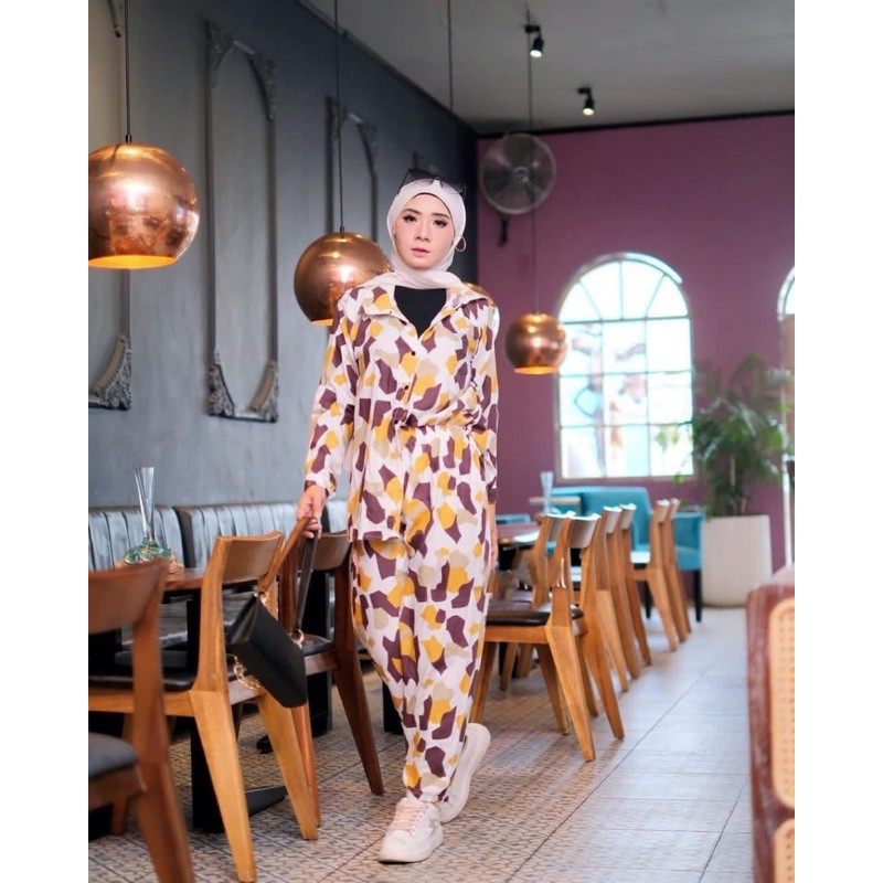 ONE SET SYAHNAZ / SETELAN RAYON WANITA
