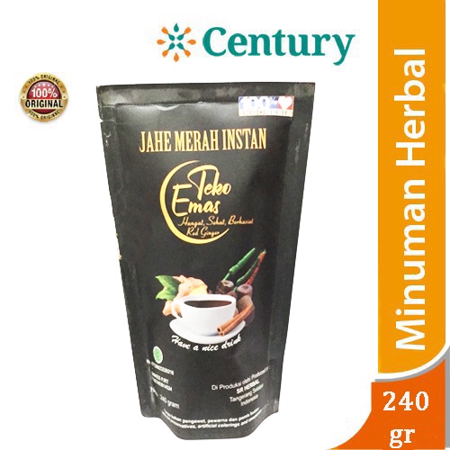 

Teko Emas Jahe Merah Instan 240 Gr / Minuman Kesehatan / Minuman Tradisonal /