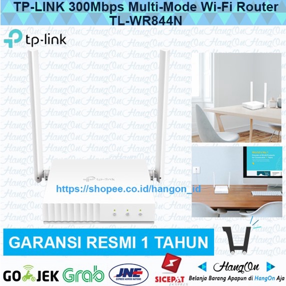 TP-LINK TL-WR844N 300 Mbps Multi-Mode Wi-Fi Router Dual Antena 2.4Ghz