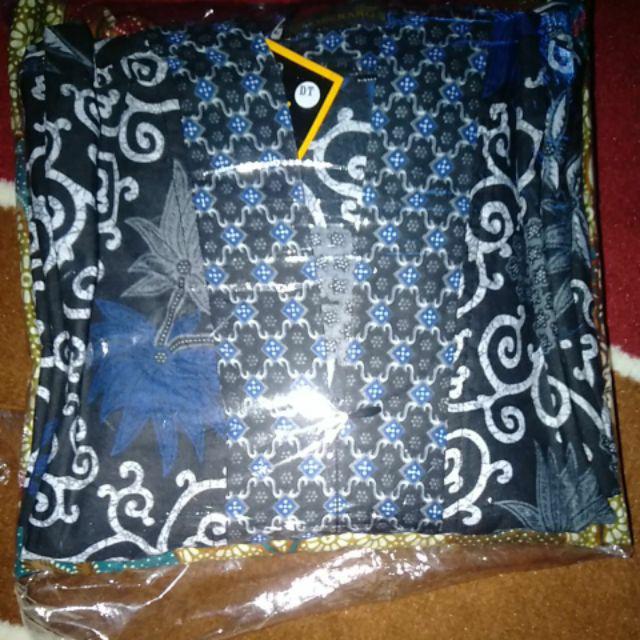 Benang Raja Tunik Batik Wanita Lengan Panjang Ukuran M L Xl 2xl