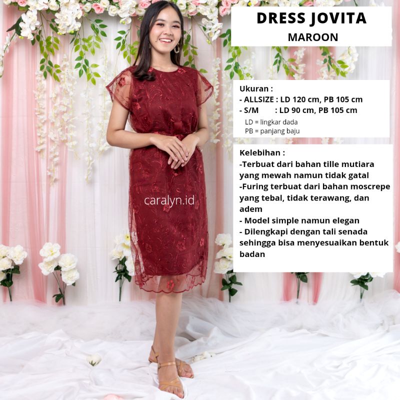 DRESS BRUKAT KOREA JOVITA