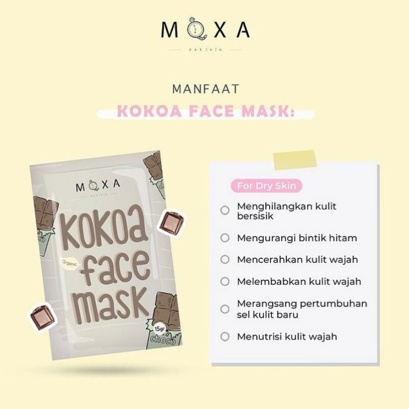 Masker Wajah Organik Moxa