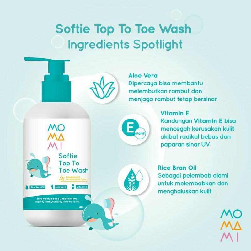 MOMAMI softie top to toe wash