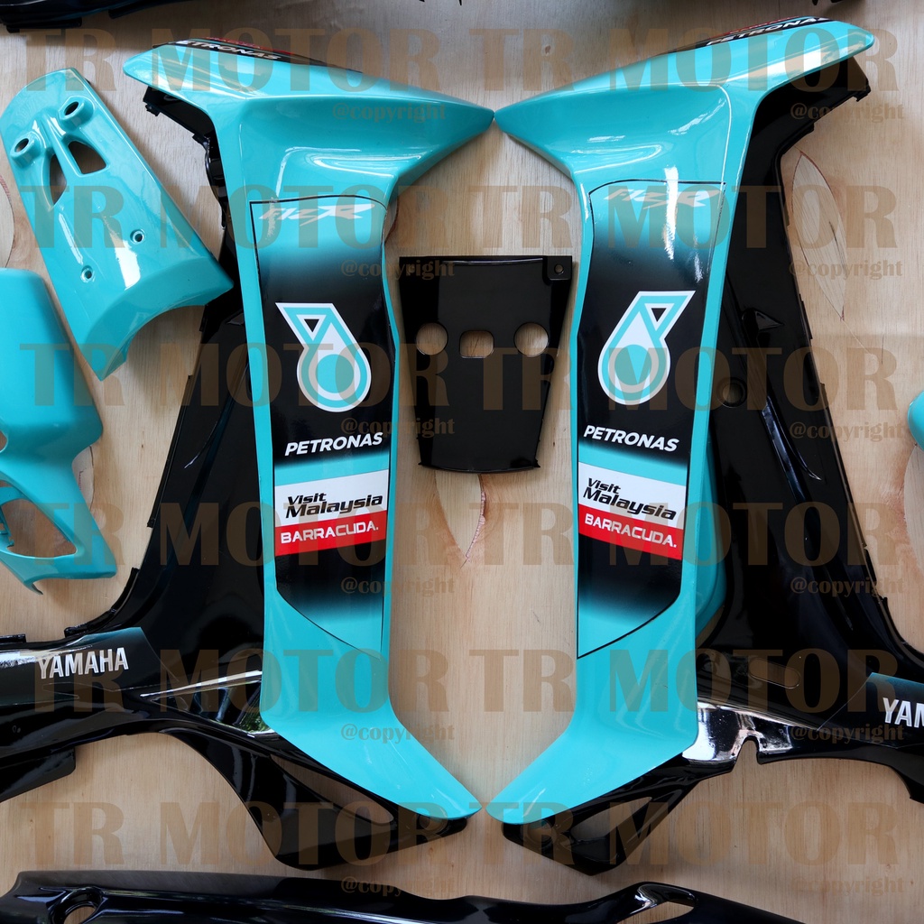 Cover Body Fizr F1zr Petronas Biru Tosca  Full Set Halus Cover Bodi Yamaha Fiz r