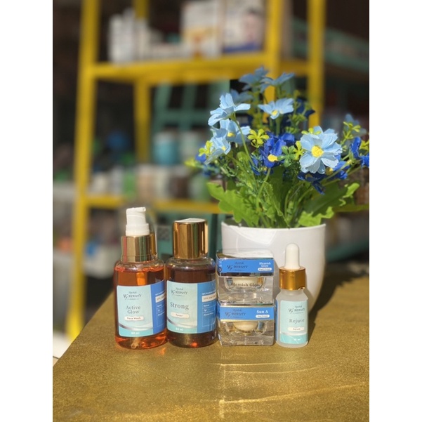 KF SKIN KLINIK BEAUTY PAKET WAJAH WHAITENING ORIGINAL 100% DISTRIBUTOR RESMI