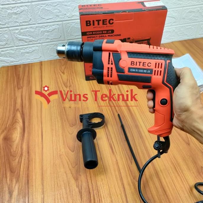 IDM R1300 mesin bor tembok listrik 13mm BITEC IDMR1300 impact drill