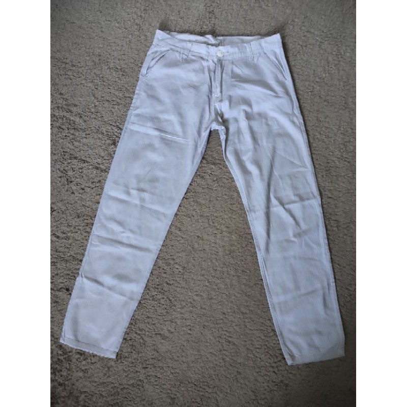 preloved celana chino pria cream