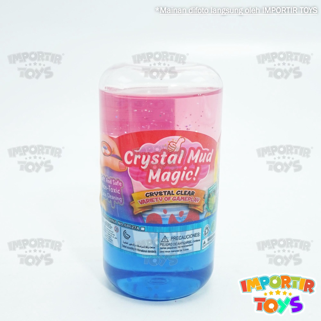 Slime Rainbow 550 Gram Mainan Edukasi Anak Crystal Mud Magic