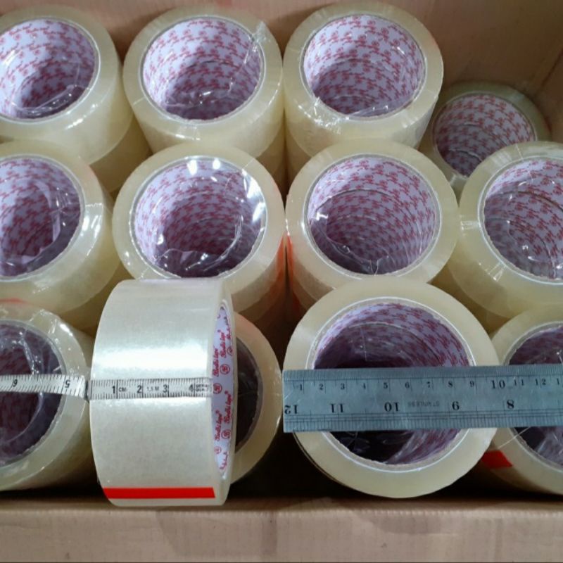 

Lakban Isolasi Solasi Solatif Clear 2inch / 4,5cm 90yard