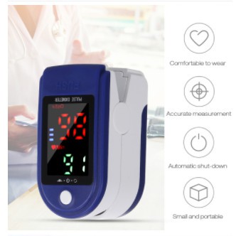 Fingertip Pulse Oxymeter Oximeter SPO2 Pengukur Oksigen Dalam Darah