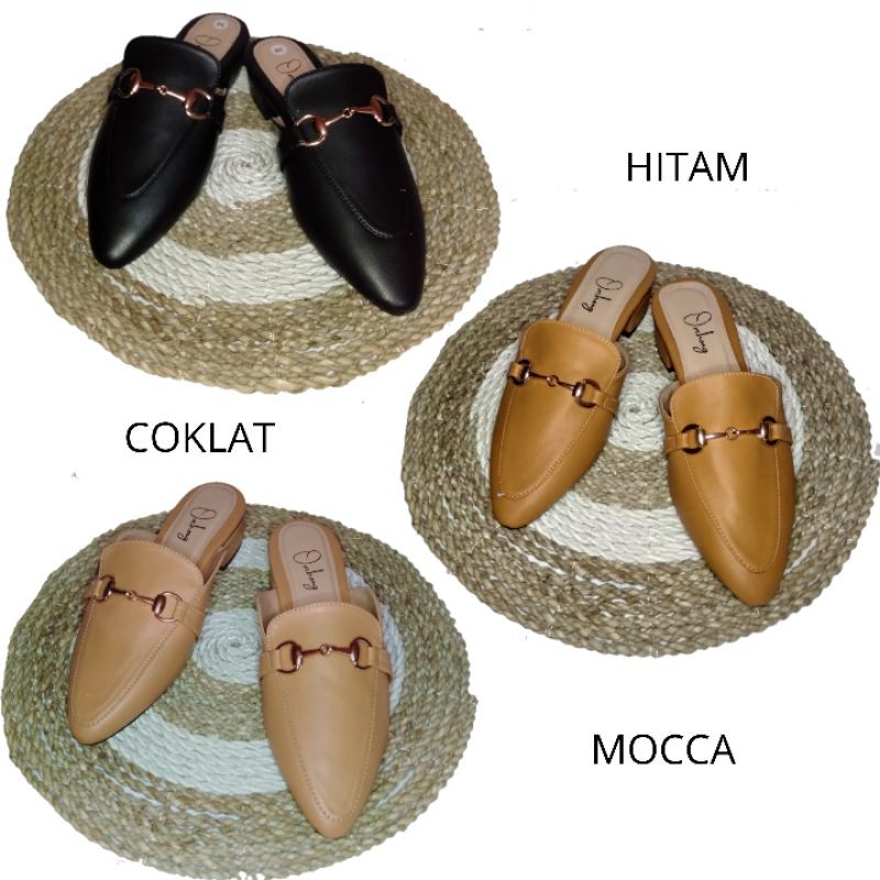 MULES HEELS WANITA BUSTONG WANITA BUSTONG HAK ACCESORIES