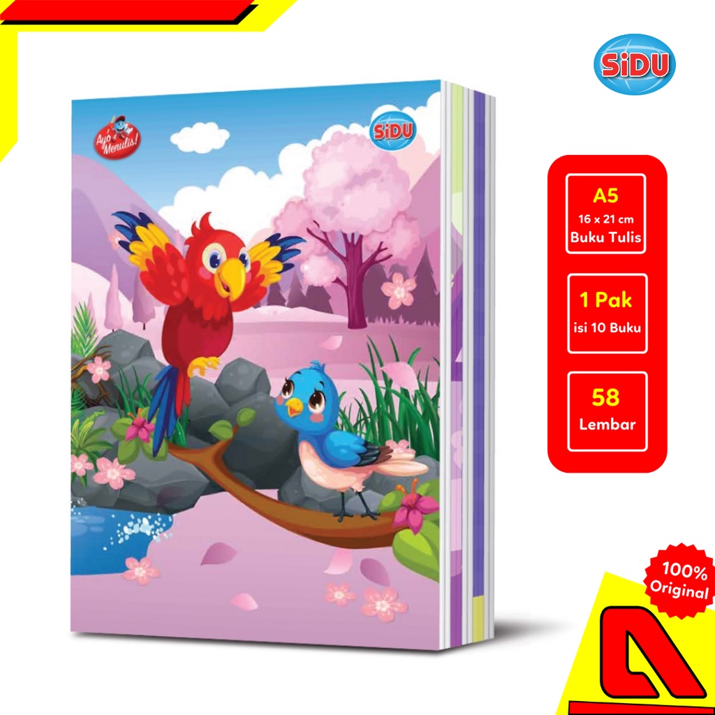 

Buku Tulis 58 Lembar Sidu