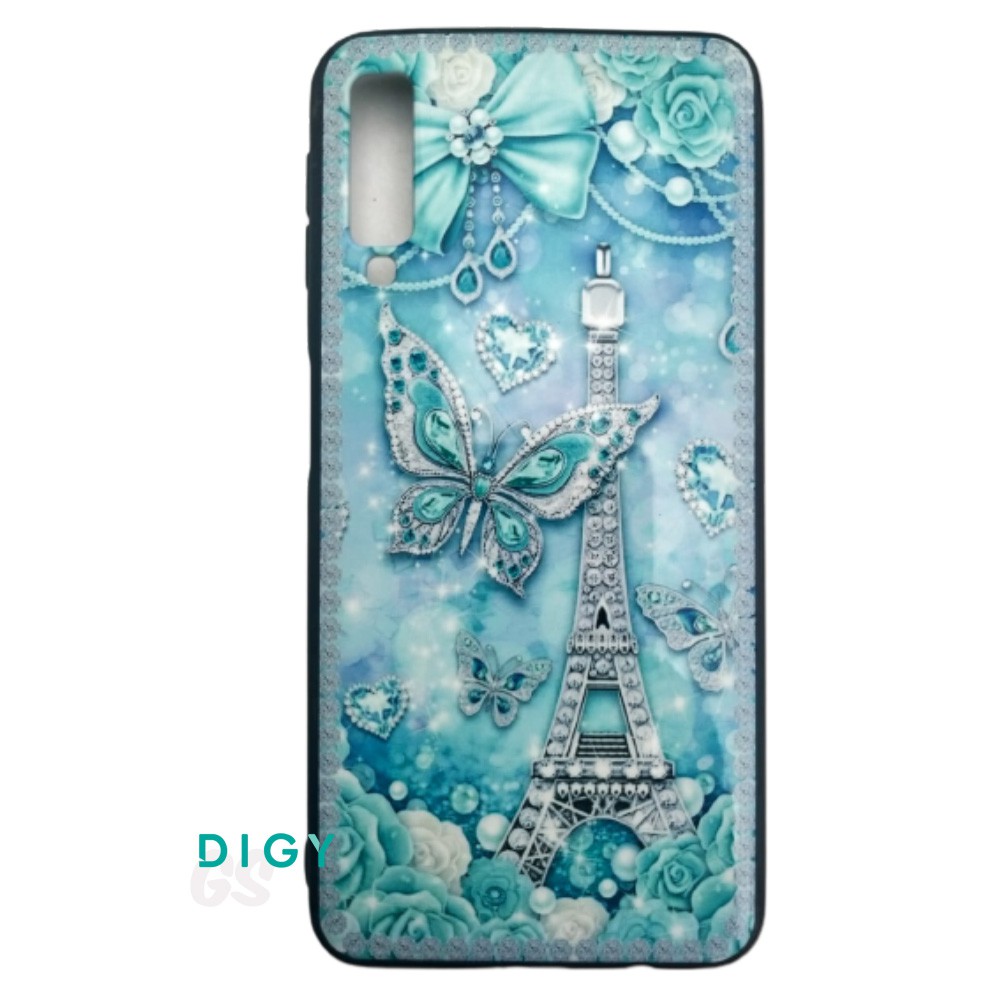 Casing Hp SAMSUNG GALAXY A7 2018 3D Flower Hardcase Fuze case hp Murah korea style