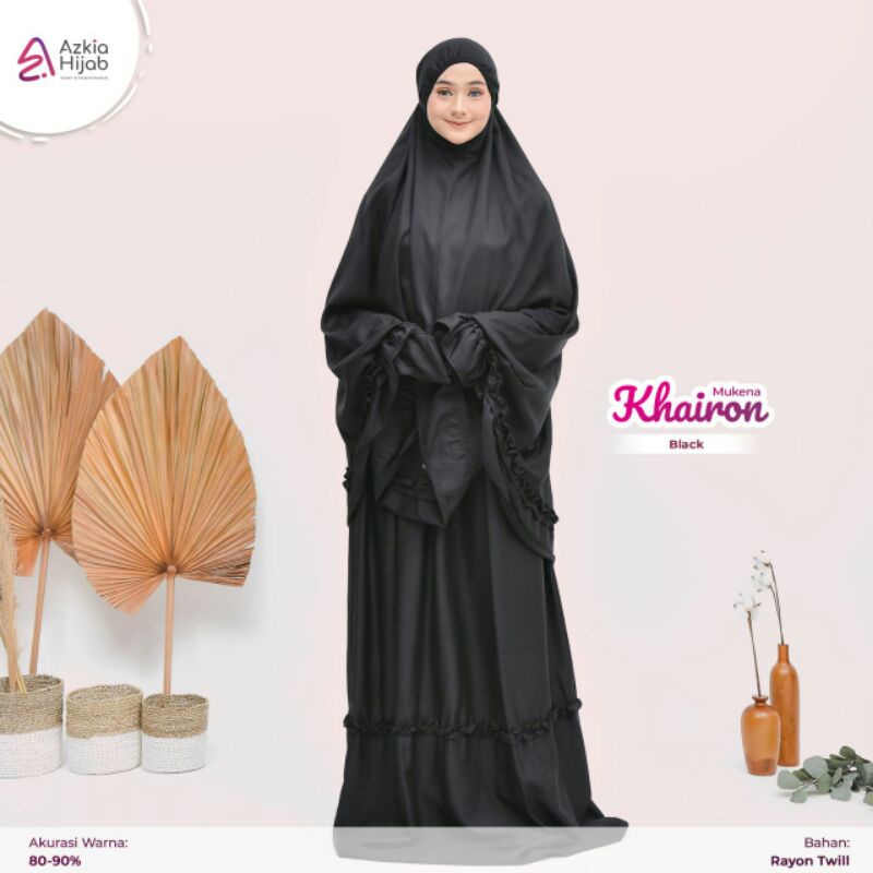 Mukena rayon Khoiron koleksi Azkia Hijab