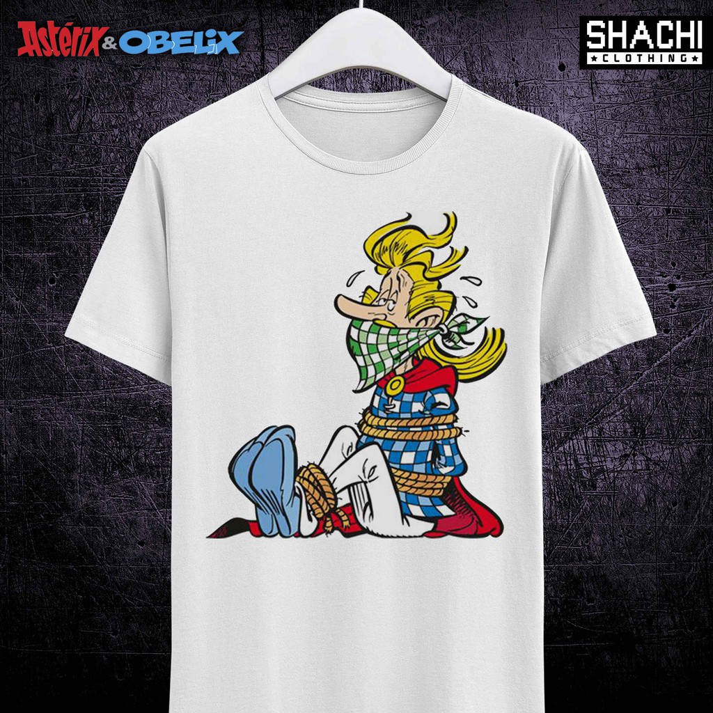 T Shirt Kaos Komik Jadul ASTERIX & OBELIX 14 - Premium White NSA