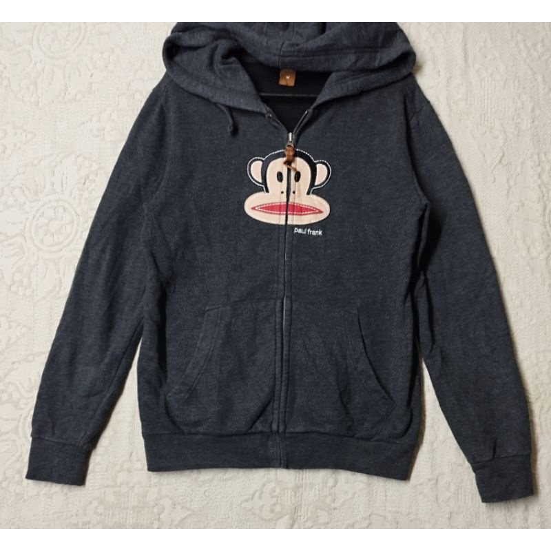 THRIFT SWEATER HOODIE BRAND PAUL FRANK ORIGINAL