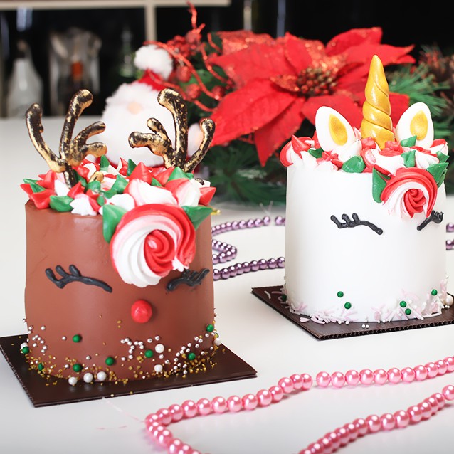 

Kue Natal / Parsel / Hamper / Christmas Cake / Rudolf / Unicorn 10 cm