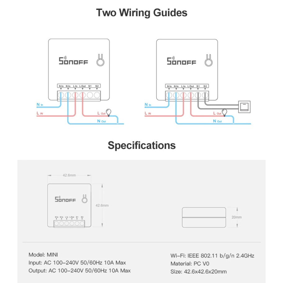 AKN88 - SONOFF MINI Wifi DIY Smart Home Automation