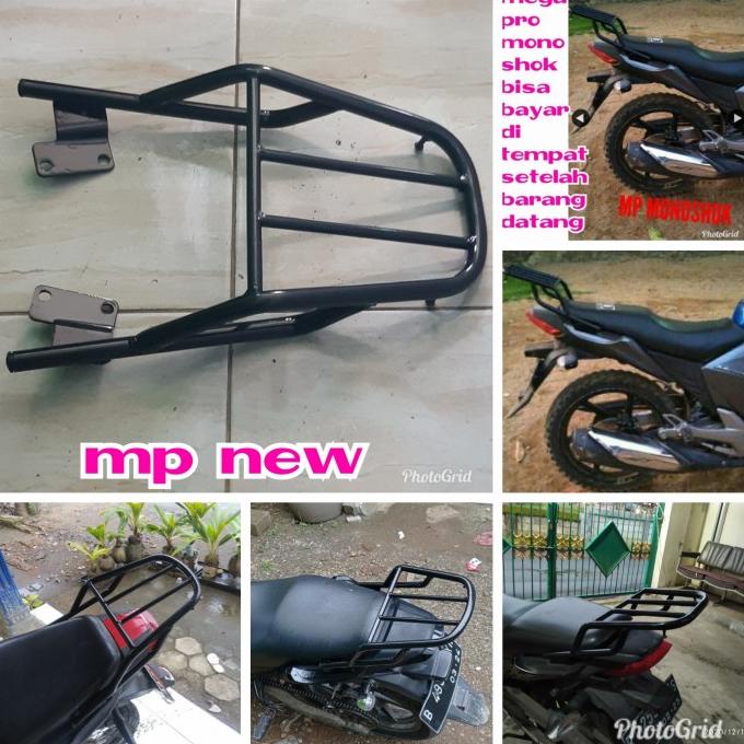 megapro new mono shock bracket breket behel braket box motor