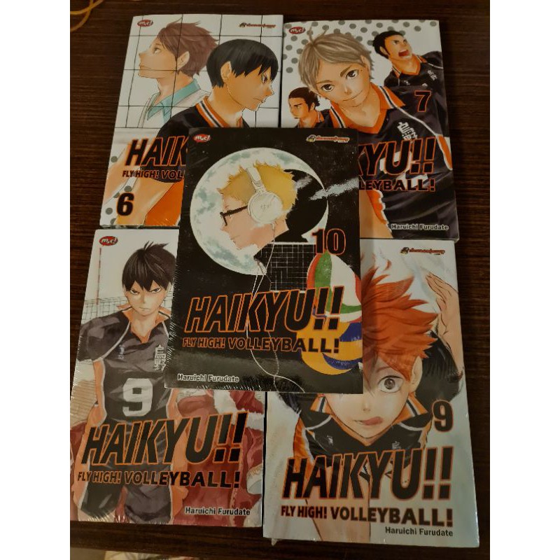 Komik Haikyu Volley Ball set vol 6-10 segel ori