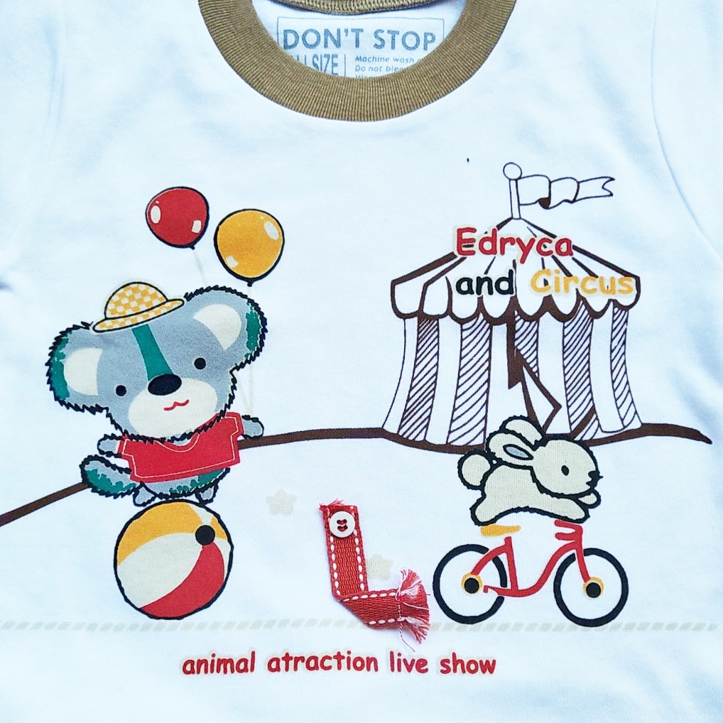 Setelan Baju Bayi Pendek Laki - Laki CIRCUS Don't Stop 3-12 Bulan STL58